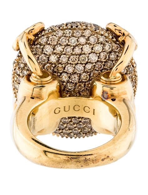 60 carat diamond ring gucci|Gucci gold ring set.